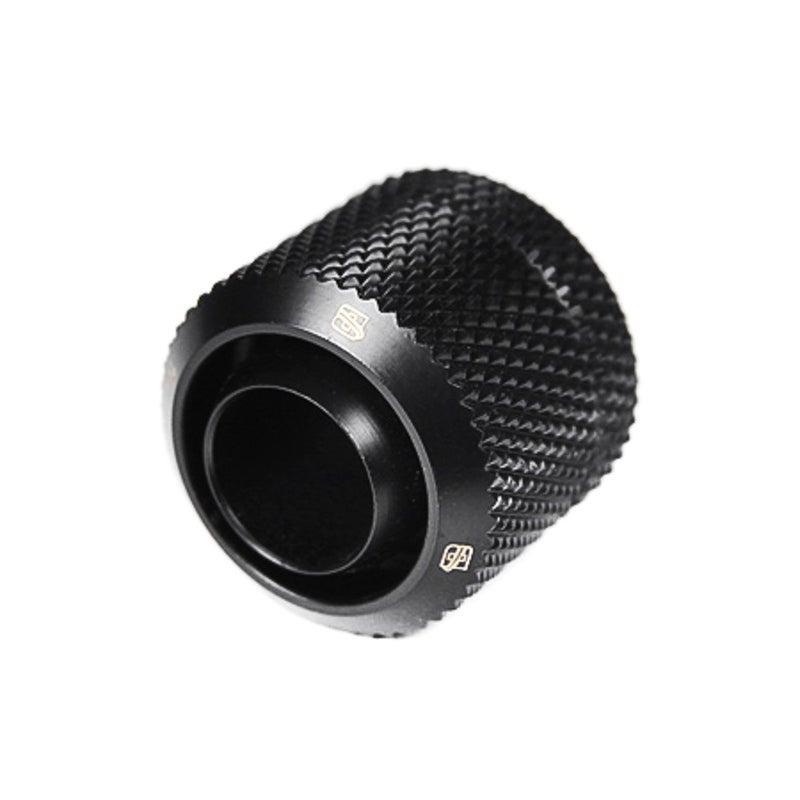 Barrow G1/4" to 3/8" ID, 1/2" OD Compression Fitting for Soft Tubing, Black, 4-Pack - Image 2